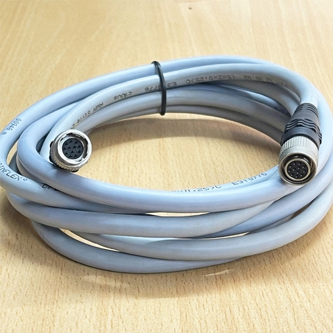 Cáp Hirose HRS 12 Pin Female HR10A-10P-12S(73) to Hirose 12 Pin Male HR10A-10J-12P(73) Length 3M For Industrial Basler GIGE AVT Camera Sony Hitachi Panasonic CCD