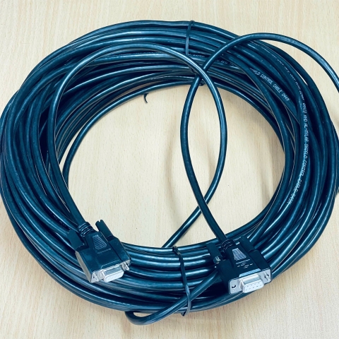 Cáp Kết Nối Máy Xét Nghiệm Sinh Hóa Tự Động BECKMAN COULTER DxC 700AU Với Máy Tính DATA Link RS232 Communication Crossover Null-Modem Serial RS232 DB9 Female to DB9 Female Colour Black Length 30M