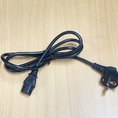 Dây Nguồn I-Sheng SP-023 IS-14 16A/250V 2 Prong Euro Power Cord European Schuko Power Cord CEE 7/7 to IEC320 C13 10A 250V 3x0.75mm² Length 1.5M