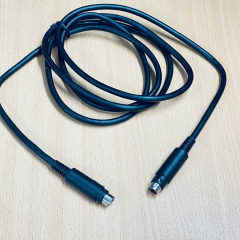 Cáp Mở Rộng 8 Pin Mini DIN Male to Male Extension Straight Through Cable Black Length 1.5M
