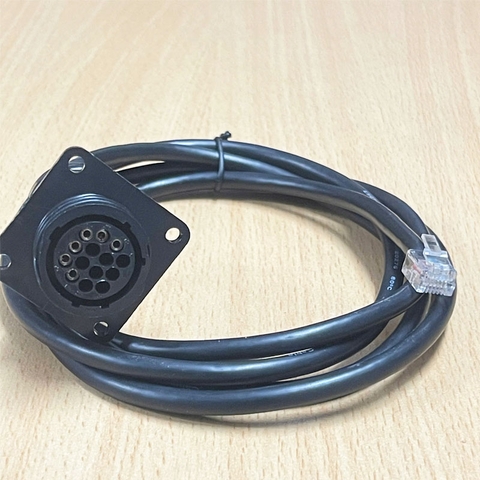 Cáp Chuyển Đổi SMEMA D-sub 14-pin Female to RJ12 6P6C Male Dongle Dài 1.8M Sử Dụng Kết Nối Tín Hiệu Giữa Các Máy Trong Dây Chuyền SM