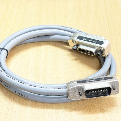 Cáp Kết Nối GPIB/IEEE-488 SUNG JIN SJ-D2612P IEEE-488 24 Pin Computer Cables Dài 2M For Thu Thập Dữ Liệu Đo Và Lưu Về Máy Tính Để Phân Tích.