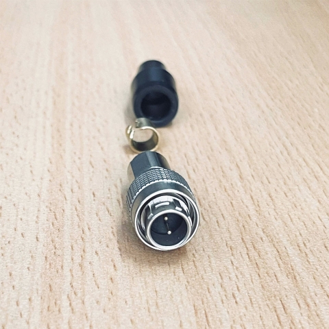 Rắc Hàn Hirose Jack Connector HR10A-7P-2P(73) 2 Pin Male Push-Pull Mini Cable 2A 140VDC IP67 For Camera