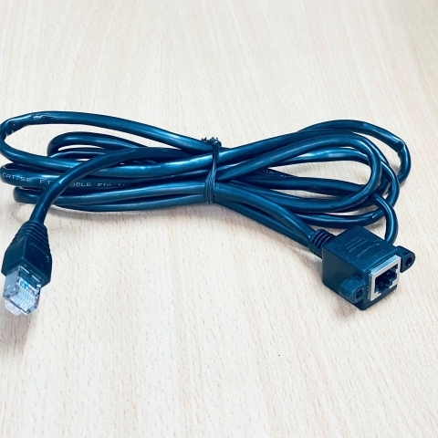 Cáp Nối Dài Mạng CAT.5E FTP LAN RJ45 Male to Female Screw LockRJ45 Female-to-Male Extension Cable  Length 2M For PC Laptop Server Router Switch