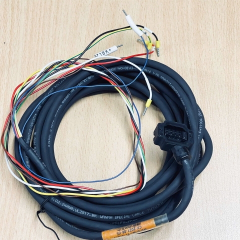 Cáp S6-L-B107-5.0-T Servo Motor Power Cable With Brake Dài 5M For INOVANCE