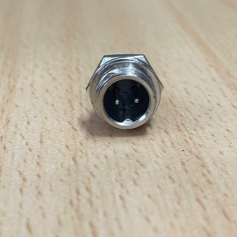 Đầu Nối Cáp GX12 2 Pin Male 12mm Panel Metal Cable Connector Aviation Plug