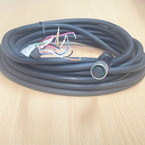 Cáp Cognex CCB-PWRIO-05 Dài 5M Cable M12 A-Code 12 Pin Female to 12 Core For Power and I/O Breakout Cable Cognex industrial Camera, Industrial Sensor