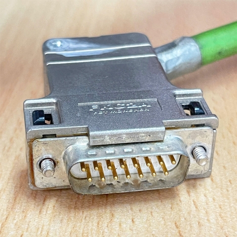 Đầu Nối Dây Cáp D-Sub FKC2A DB15 Male Plug Metallized 70° Connector