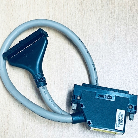 Cáp SAMWOM IO-LINK C40HF-05PB-3 Dài 0.5M PLC Connection I/O Cable A6CON4 40 Pin to IDC 40 Pin For PLC Mitsubishi Q Series
