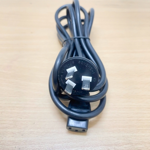Dây Nguồn 3 Chân Dẹt Tam Giác Có Tiếp Địa Chính Hãng I-Sheng SP-506A IS-14 AC Power Cord Australia & China GB2099 to C13 10A 250V 18AWG 3x1.0mm² OD 7.0mm Dài 2.4M