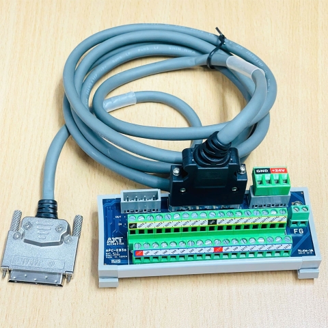 Bộ Cầu Cáp Chống Nhiễu AJINEXTEK ATX APC-EB36 Cable IO AJINEXTEK C6836-2TS Cable SHIN HWA 3M 10336 MDR 36 Pin Male to VHDCI 68 Pin Male Dài 2M