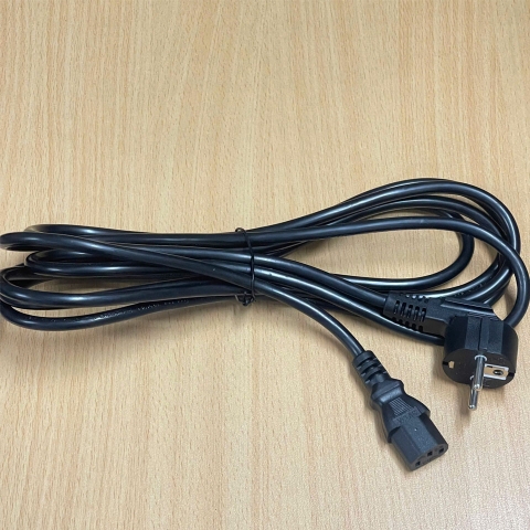 Dây Nguồn 2 Chân Tròn 2 Chấu Shimadzu 3VTJ2 3VTJA European Schuko Power Cord CEE 7/7 to IEC320 C13 16A 250V 3x1.0mm² Length 3.6M