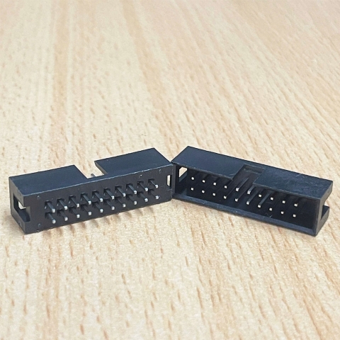 Đầu Nối Bảng Mạch IDC 20 Pin Male Header Socket Connector 2.54mm 2x10 Straight Male Shrouded Box Header PCB IDC Connector