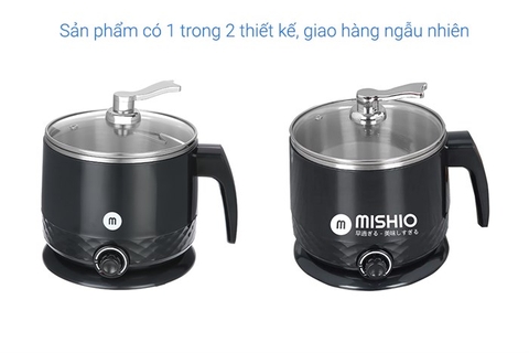 Ca nấu đa năng Mishio MK214 đen 1.5 lít