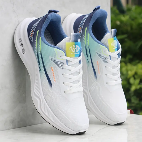 Giày Chạy Bộ Nam Êm Ái Cho Tập Luyện Ngoài Trời, Giày Thể Thao Bền Bỉ Chống Trượt Cho Tập Luyện Công Viên