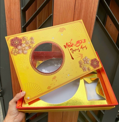 hộp quà 100gr vàng hoa