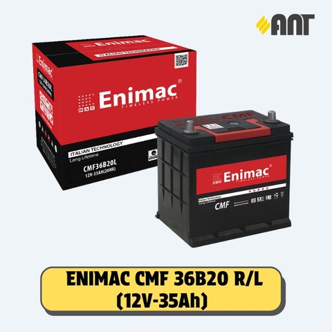 Ắc quy Enimac CMF 36B20 R/L (Giá áp dụng cho đổi bình cũ, giá bình mới 1.089.891Đ)