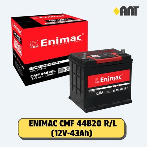 Ắc quy Enimac CMF 44B20 R/L (Giá áp dụng cho đổi bình cũ, giá bình mới 1.219.100Đ)