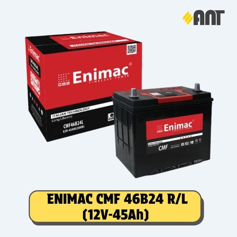 Ắc quy Enimac CMF 46B24 R/L (Giá áp dụng cho đổi bình cũ, giá bình mới 1.295.485Đ)