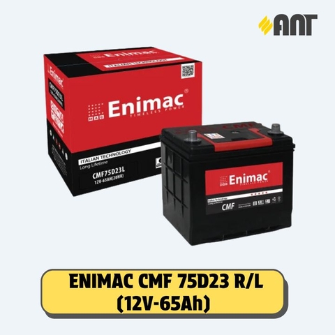 Ắc quy Enimac CMF 75D23 R/L (Giá áp dụng cho đổi bình cũ, giá bình mới 1.751.330Đ)