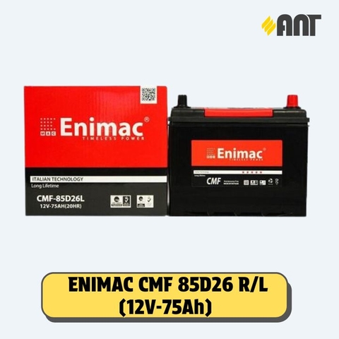 Ắc quy Enimac CMF 85D26 R/L (Giá áp dụng cho đổi bình cũ, giá bình mới 1.879.219Đ)