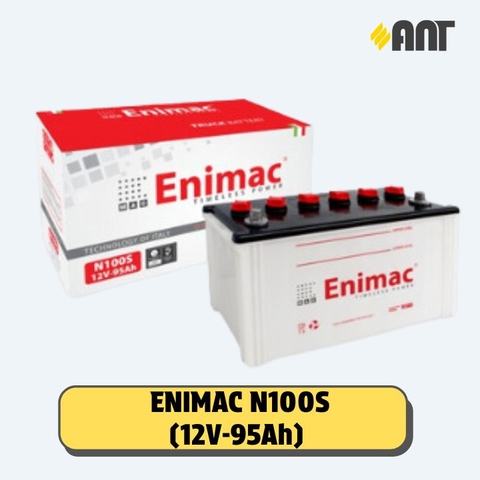 Ắc quy Enimac N100S - Giá áp dụng cho đổi bình cũ, giá bình mới 2.083.550Đ