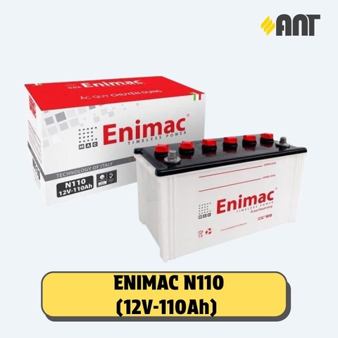 Ắc quy Enimac N110 - Giá áp dụng cho đổi bình cũ, giá bình mới 2.542.400Đ