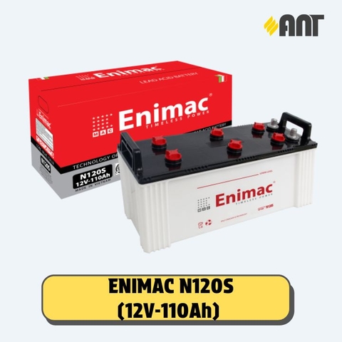 Ắc quy Enimac N120S - Giá áp dụng cho đổi bình cũ, giá bình mới 2.663.092Đ