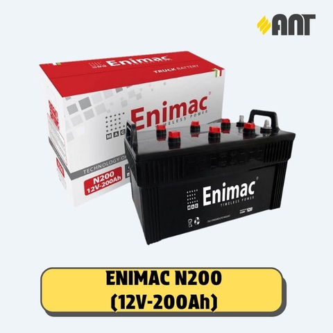 Ắc quy Enimac N200 - Giá áp dụng cho đổi bình cũ, giá bình mới 4.103.672Đ