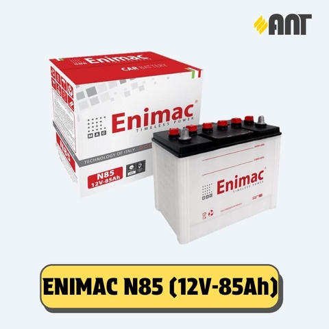 Ắc quy Enimac N85 - Giá áp dụng cho đổi bình cũ, giá bình mới 1.881.729Đ