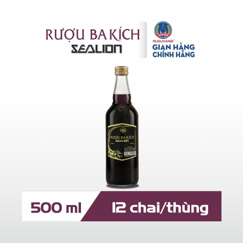 Rượu Ba kích Sealion nồng độ 33% đóng chai thuỷ tinh 500ml không kèm hộp