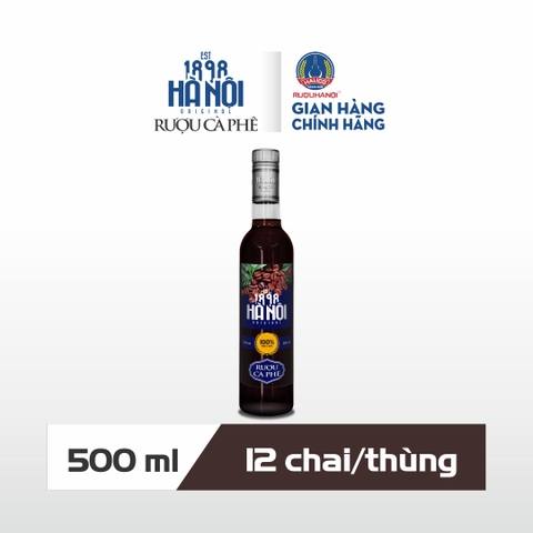 Rượu Cà Phê HALICO nồng độ 25% chai thuỷ tinh 500ml không kèm hộp