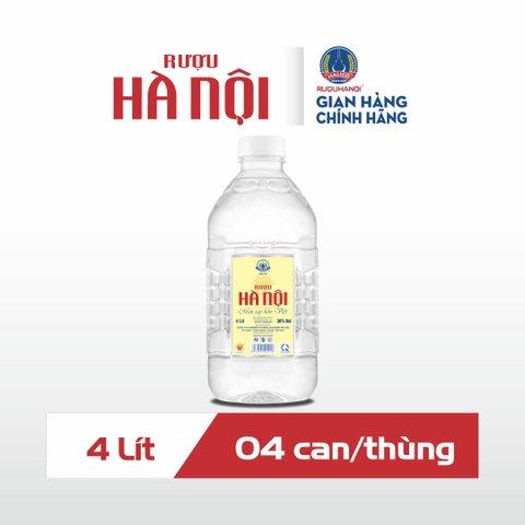 Rượu Hà Nội HALICO nồng độ 30% can PE 4l không kèm hộp