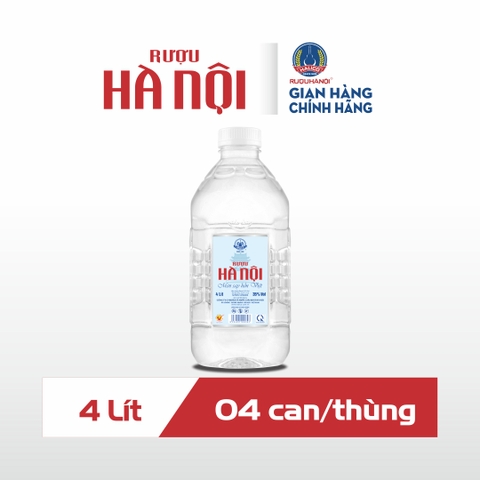 Rượu Hà Nội HALICO nồng độ 35% can PE 4l không kèm hộp