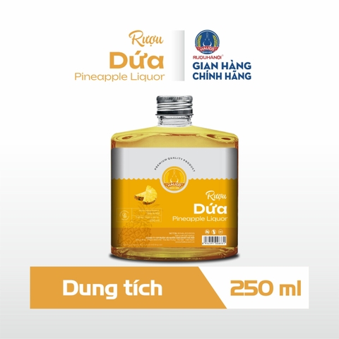 Rượu Dứa  HALICO nồng độ 19,5% chai 250ml không kèm hộp