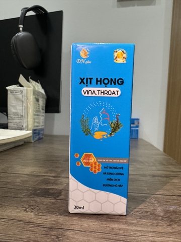 VINA.THROAT-Bảo vệ cổ họng, xua tan cảm cúm và các bệnh đường hô hấp