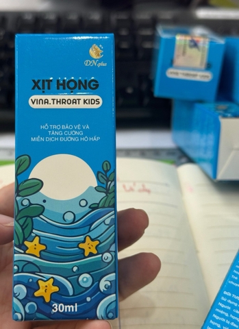 Xịt Họng Vina.Throat Kids
