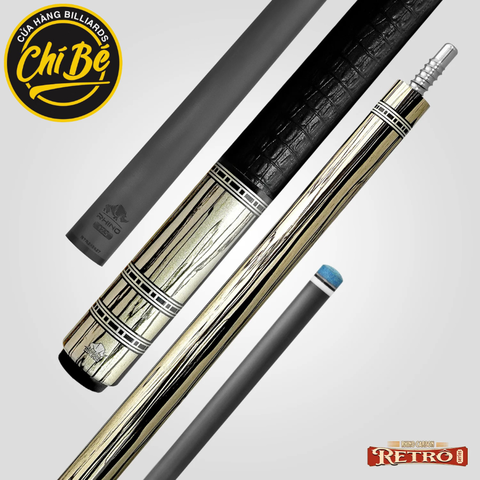 Rhino RETRÔ Ebony Tay da vân cá sấu 12.5mm