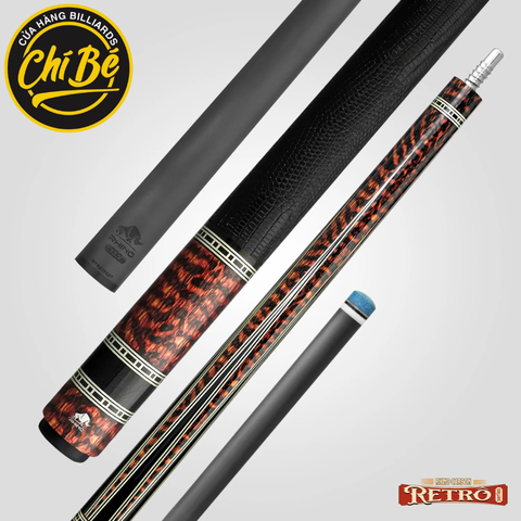 Rhino Retro Snakewood Tay da vân kỳ đà ,có chỉa,12.5mm