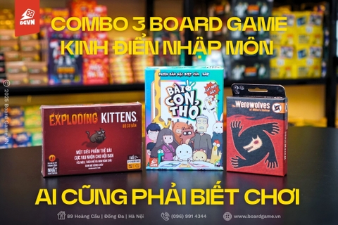 Combo 3 Board Game Kinh Điển Nhập Môn – Ai Cũng Phải Biết Chơi