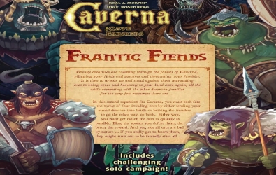 Hướng dẫn chơi Caverna: Frantic Fiends - Chiến dịch solo đầy cam go! Đối mặt với 