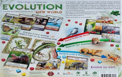 Giới thiệu board game Evolution: New World - Kiến tạo loài vật, định hình kỷ nguyên sinh tồn!