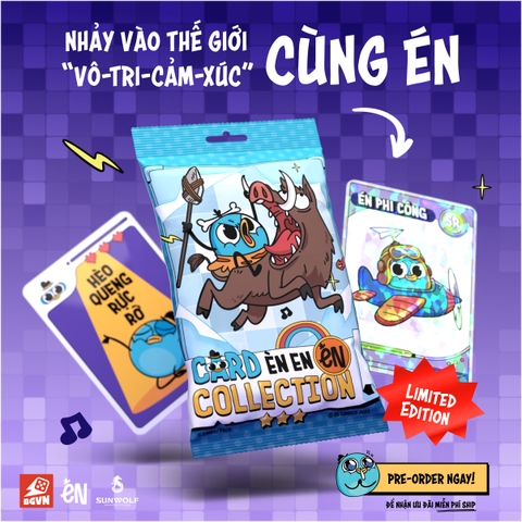 Card Bo góc/ thẻ nhân phẩm Èn En Én (pack 5 thẻ)