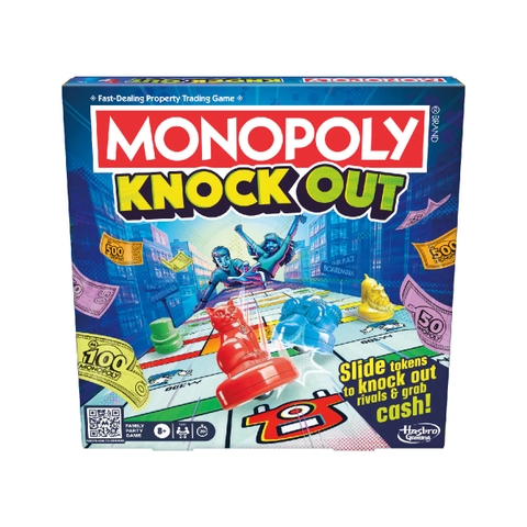 Bộ Đồ Chơi Cờ Tỷ Phú Knockout Monopoly (Hàng mới về)