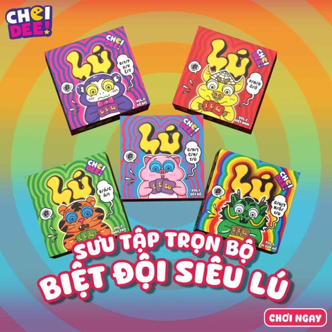 Bộ bài Lú Choidee, Board Game giải đố ngôn từ cực lú, bài meme vua tiếng Việt hài hước