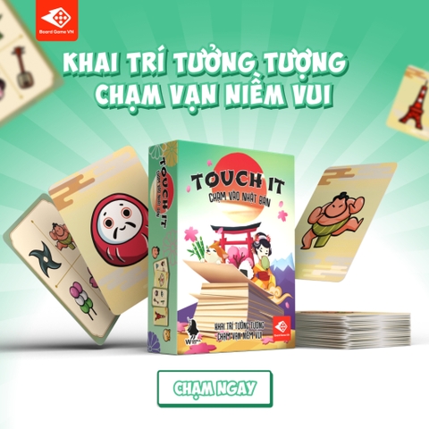 Touch it | Board game, trò chơi giáo dục rèn luyện cảm giác, trí tưởng tượng dành cho trẻ em