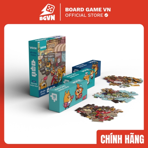 Xếp Hình/Puzzle Mato nhiều "Khu chợ vui nhộn" - Board Game VN