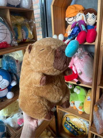 Thú bông Capybara chảy nước mũi lông xù OD - S1