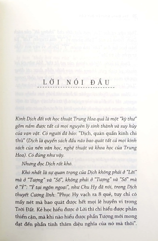 Dịch Học Tinh Hoa - TS Thu Giang