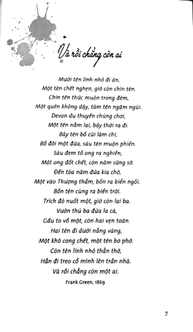 Và Rồi Chẳng Còn Ai - And Then There Were None - Agatha Christie